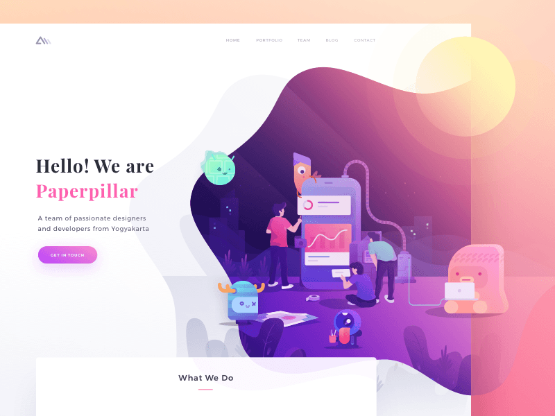 Paperpillar Landing Page Exploration