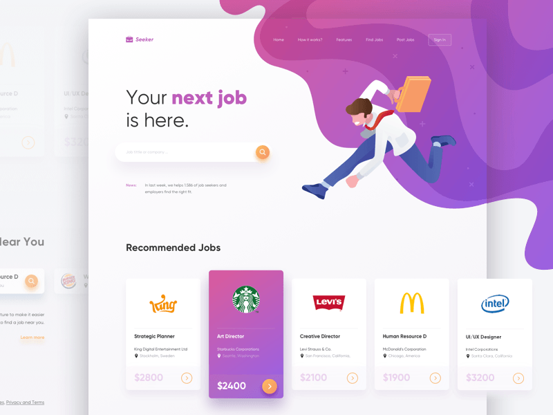 Seeker Landing Page