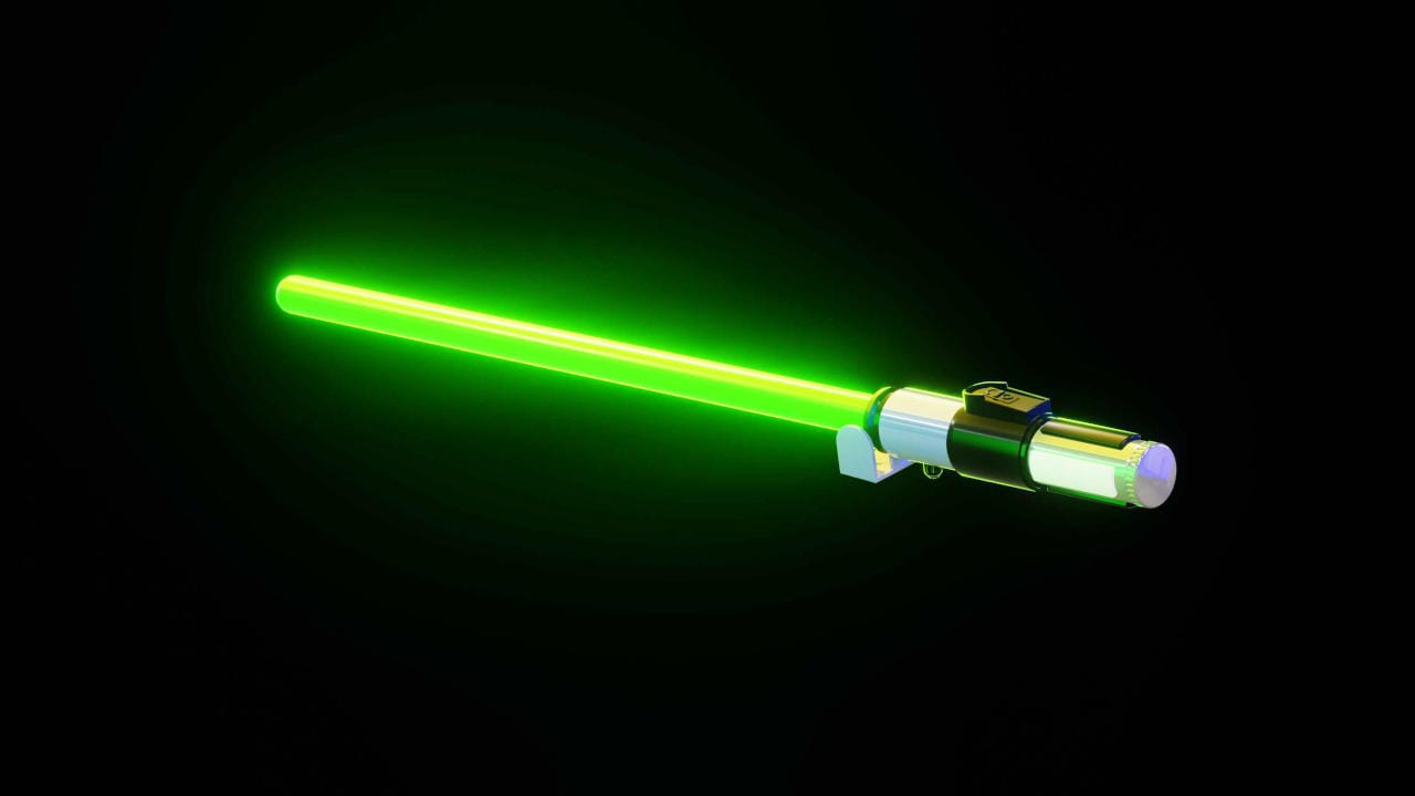 3D Ocean: Yoda Lightsaber
