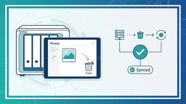 Cómo solucionar el error "Processing" al borrar fotos en Synology Photos